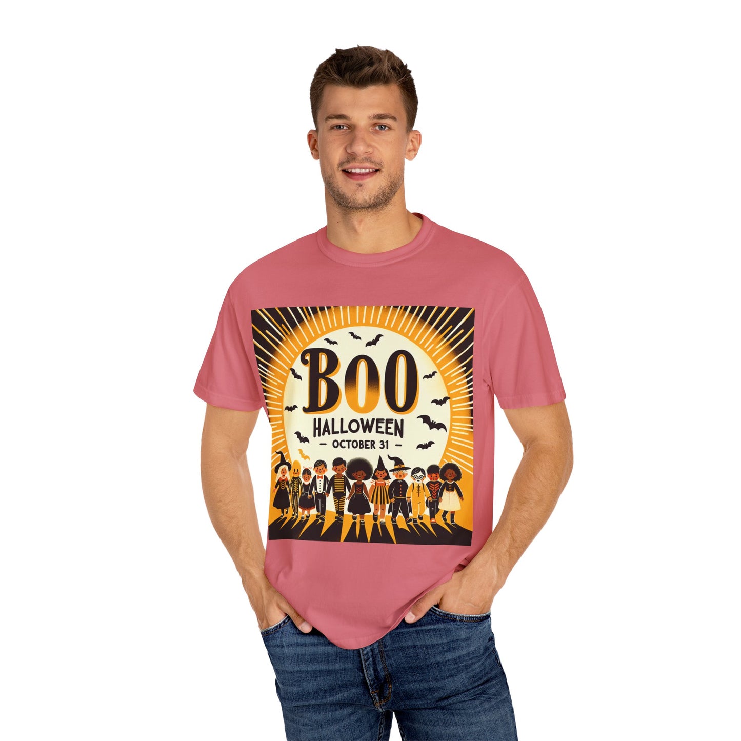 Funny HALLOWEEN T-shirt: Unisex Garment-Dyed T-shirt