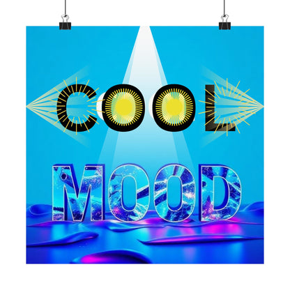 Matte Vertical Poster - 'Cool Mood' | pretty graphic design