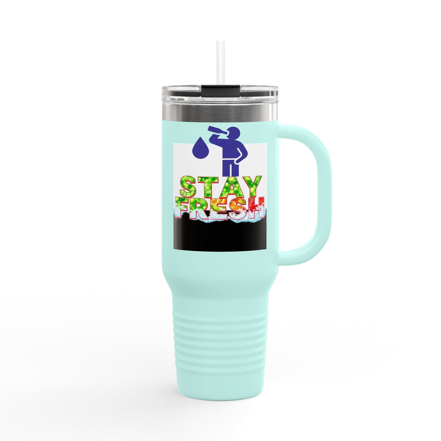 Insulated Travel Mug - Stay Fresh Design, 40oz Perfect for On-the-Go Hydration