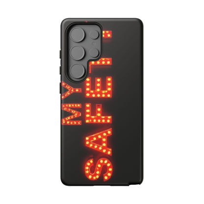 Vibrant Phone Case: 'MY SAFETY' Design for Protection and Style