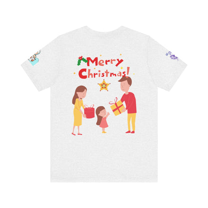 Merry Christmas Unisex Tee | Unique Graphic for Holiday by Artify Wear, OZAN Digital