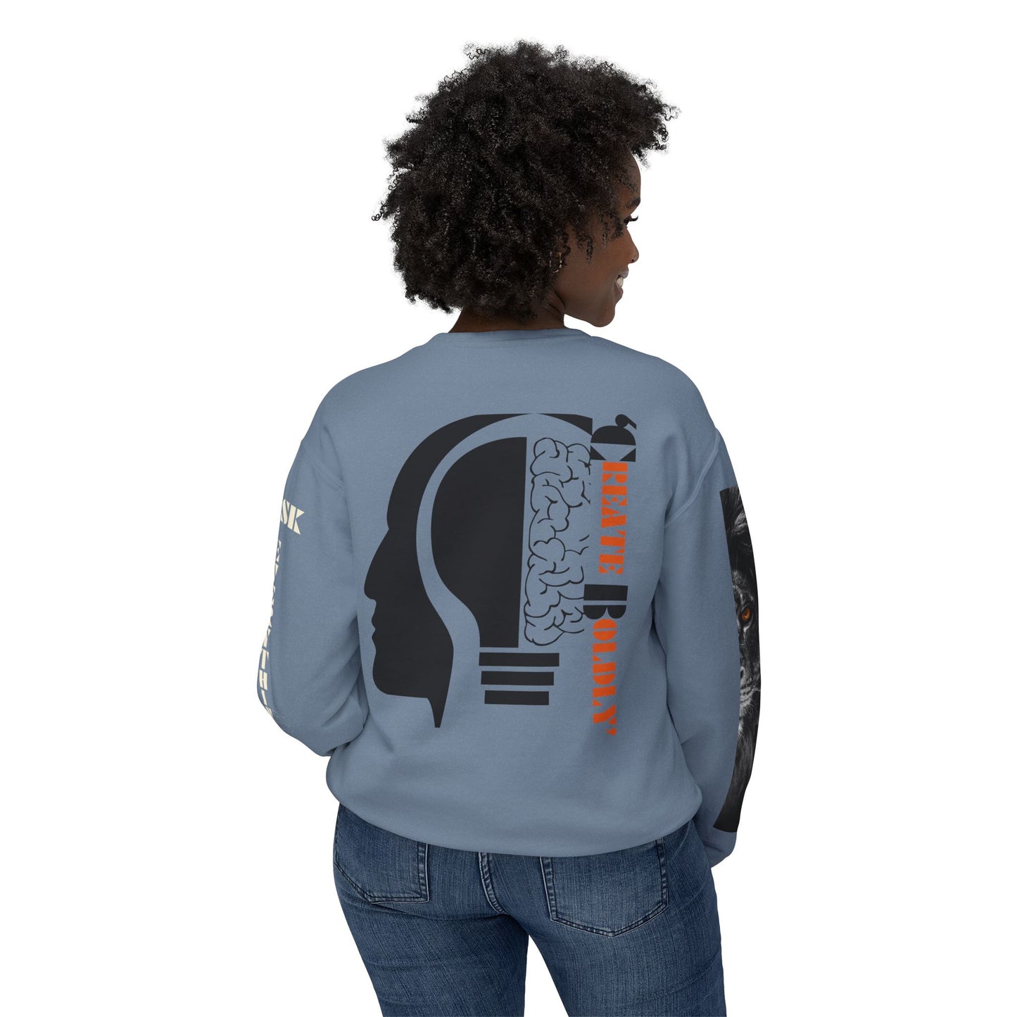 Unisex Lightweight Crewneck Sweatshirt | Graphic Design Comfortable for Everyone