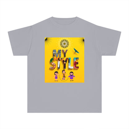 Youth Midweight Tee | Colorful Graphic Design