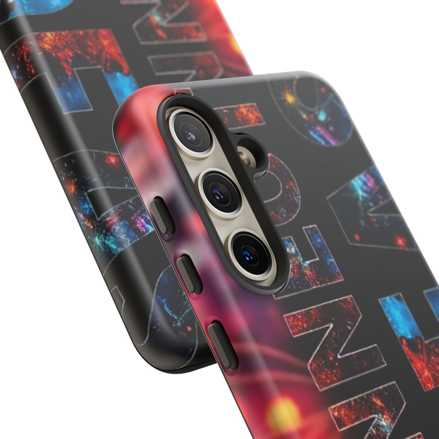 Vibrant Phone Case: 'CONNECT IDEAS' Design for Protection and Style