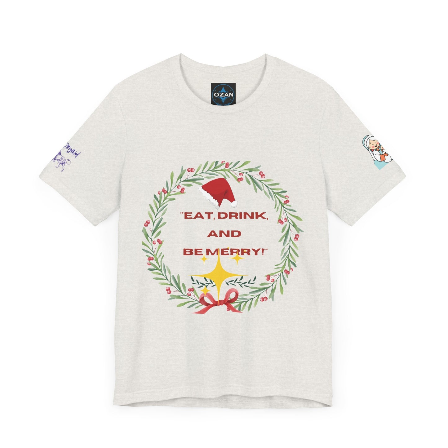 Merry Christmas Unisex Tee | Unique Graphic for Holiday by Artify Wear,  OZAN Digital