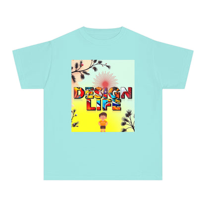 Youth Midweight Tee | Colorful Graphic Design