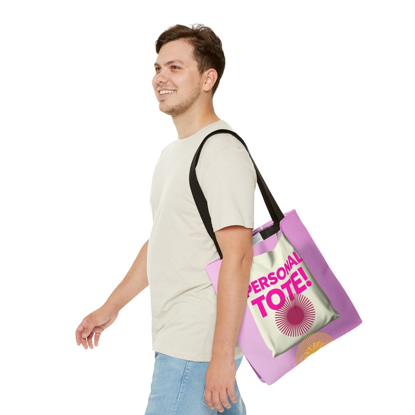 Personal Tote Bag - Vibrant & Fun Large Carry-All for Everyday Use