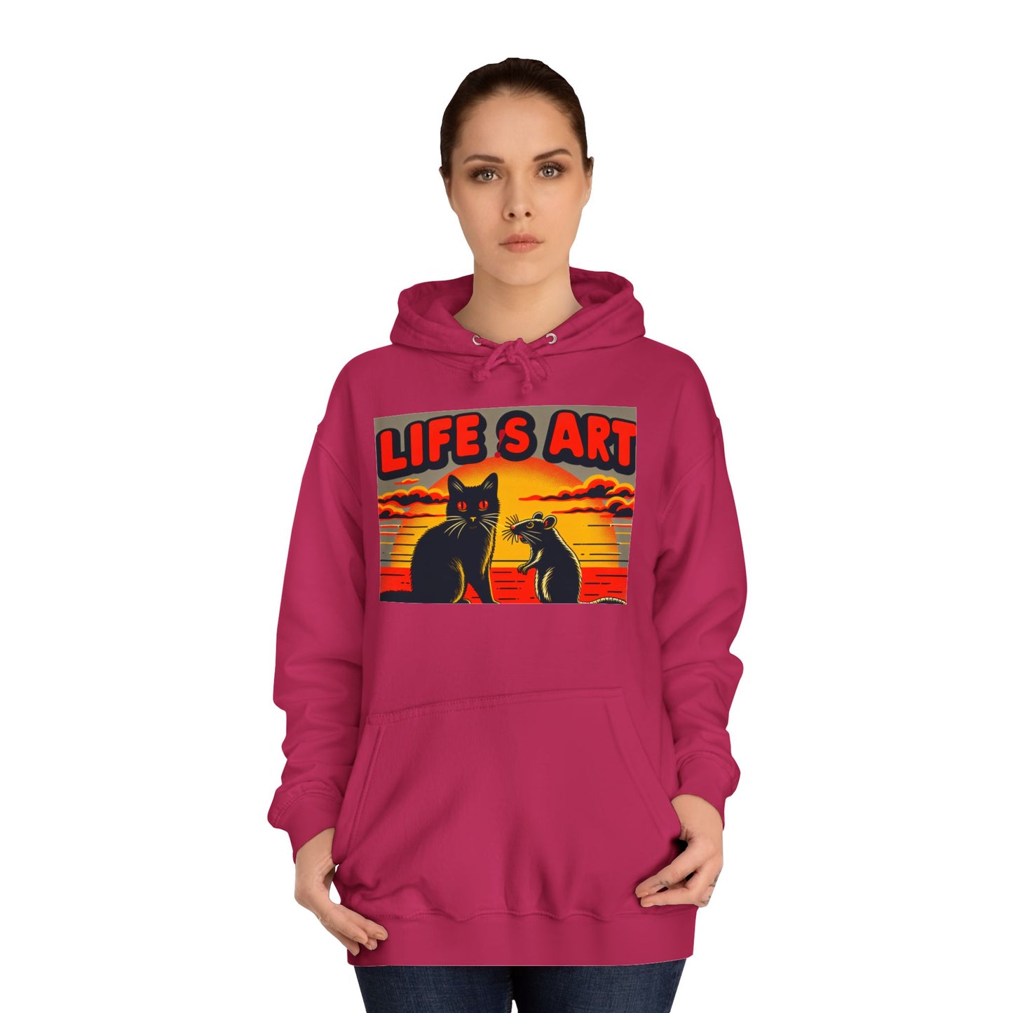 Stylish College Hoodie | Customizable Comfort for Everyone