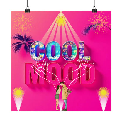 Matte Vertical Poster - 'Cool Mood' | pretty graphic design