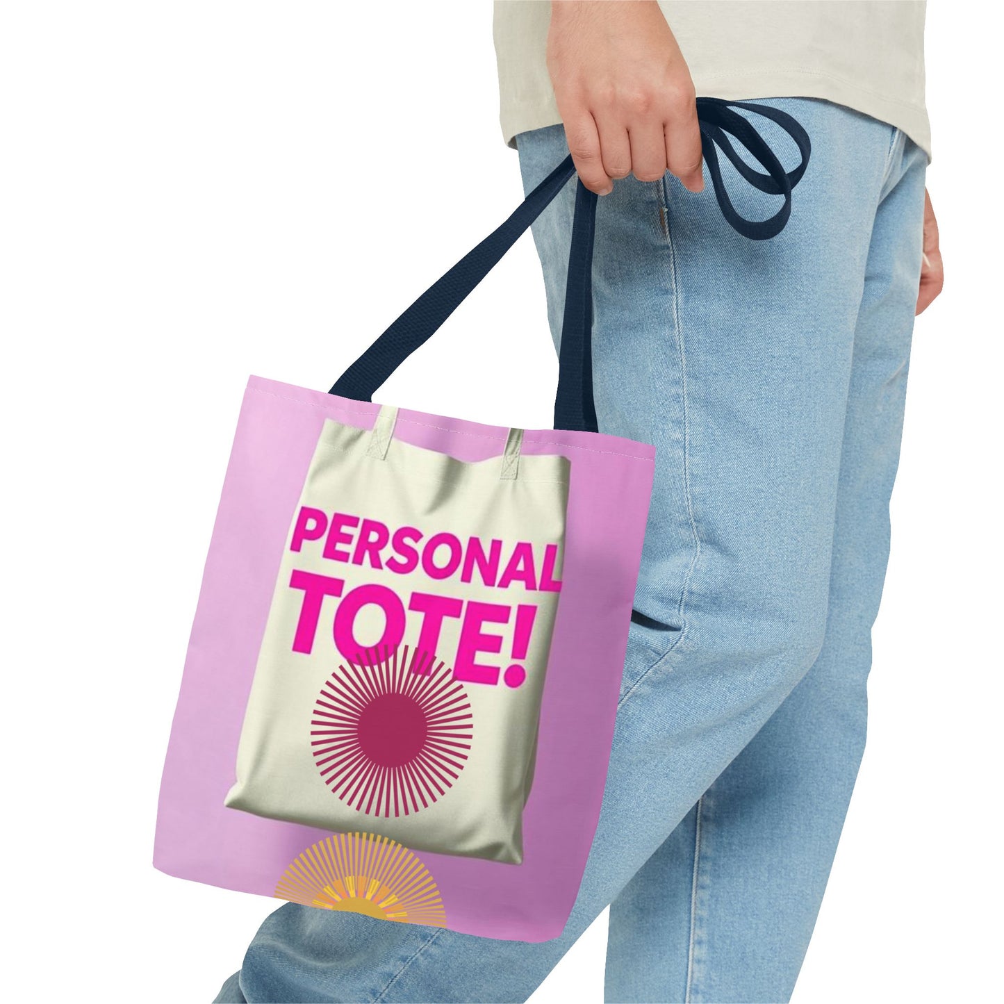 Personal Tote Bag - Vibrant & Fun Large Carry-All for Everyday Use