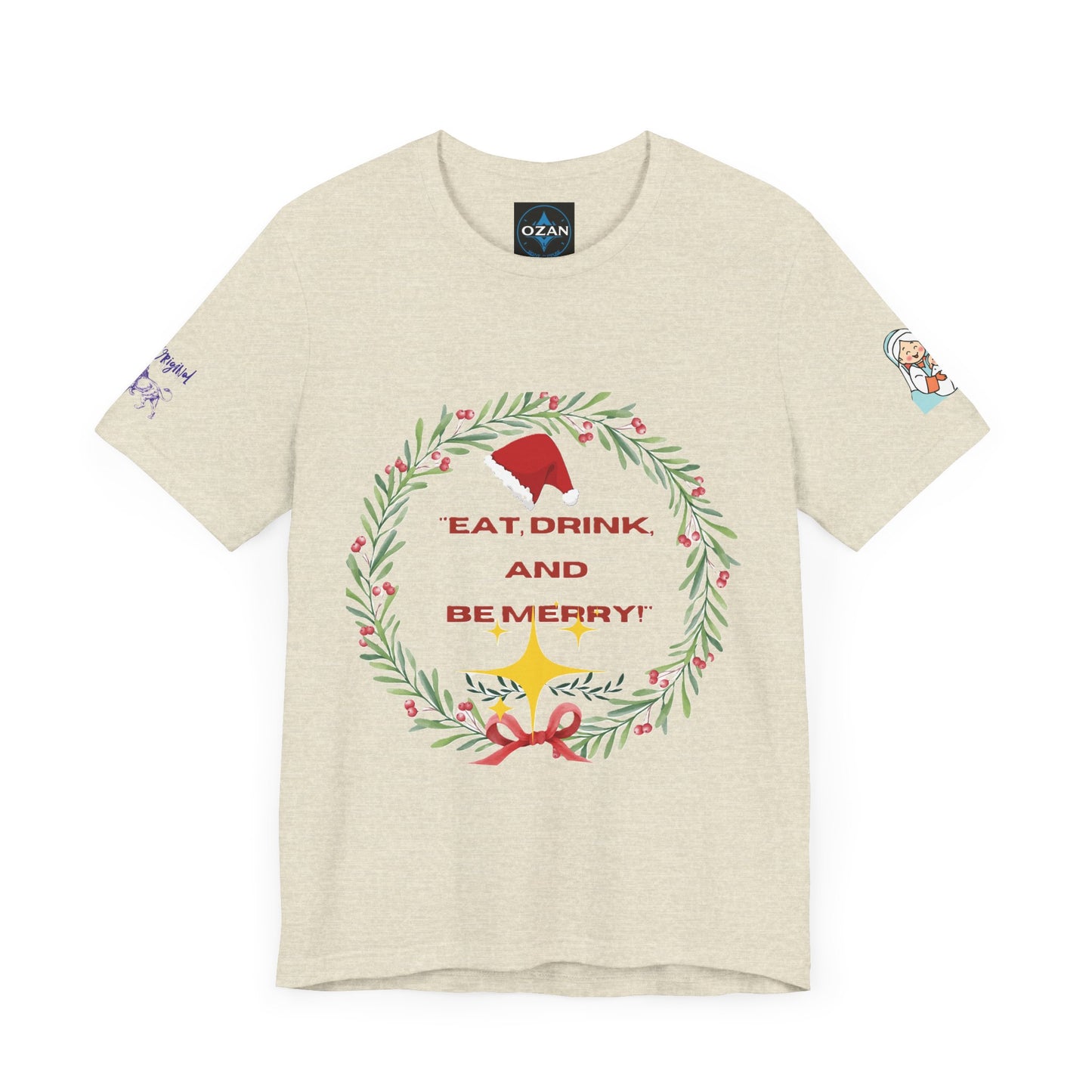 Merry Christmas Unisex Tee | Unique Graphic for Holiday by Artify Wear,  OZAN Digital