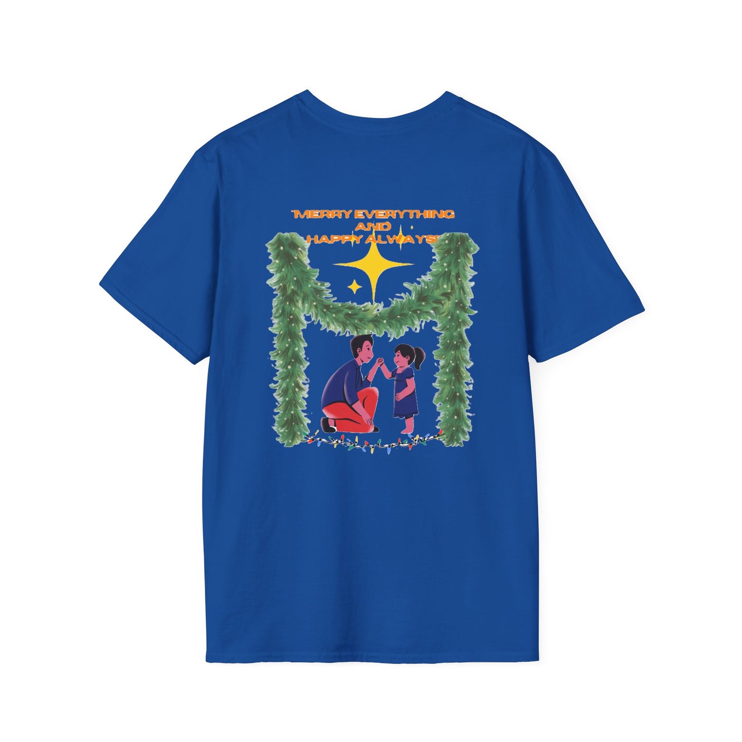 "Festive Christmas Unisex Softstyle T-Shirt | Exclusive Artify Design Holiday Apparel"