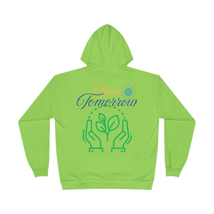 Sustainable Unisex Pullover Hoodie | 'Think Eco, Save Tomorrow' Eco-Friendly Design