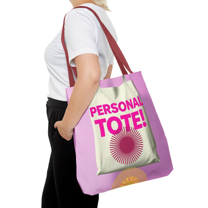 Personal Tote Bag - Vibrant & Fun Large Carry-All for Everyday Use