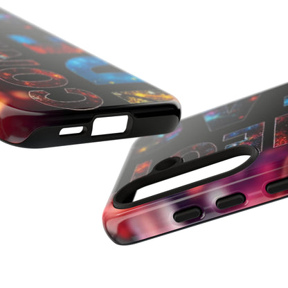 Vibrant Phone Case: 'CONNECT IDEAS' Design for Protection and Style