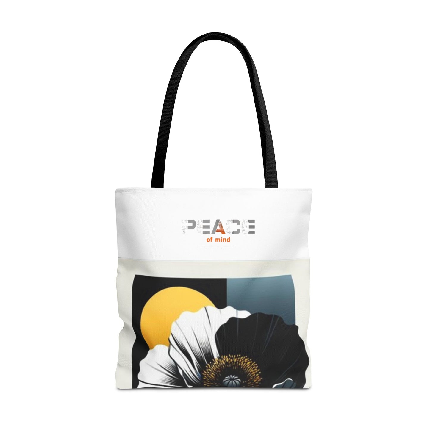 Sustainable tote bag with black handle made from eco-conscious materials, perfect for daily use