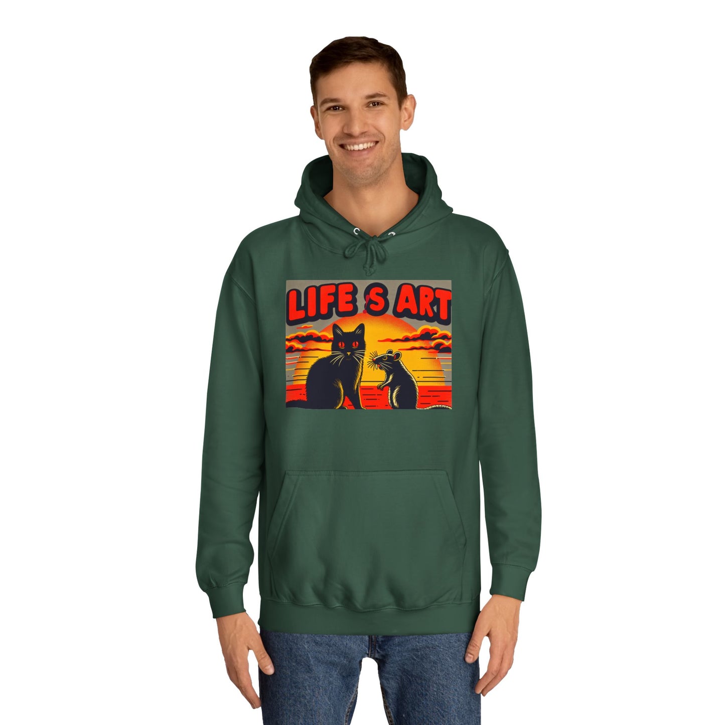 Stylish College Hoodie | Customizable Comfort for Everyone