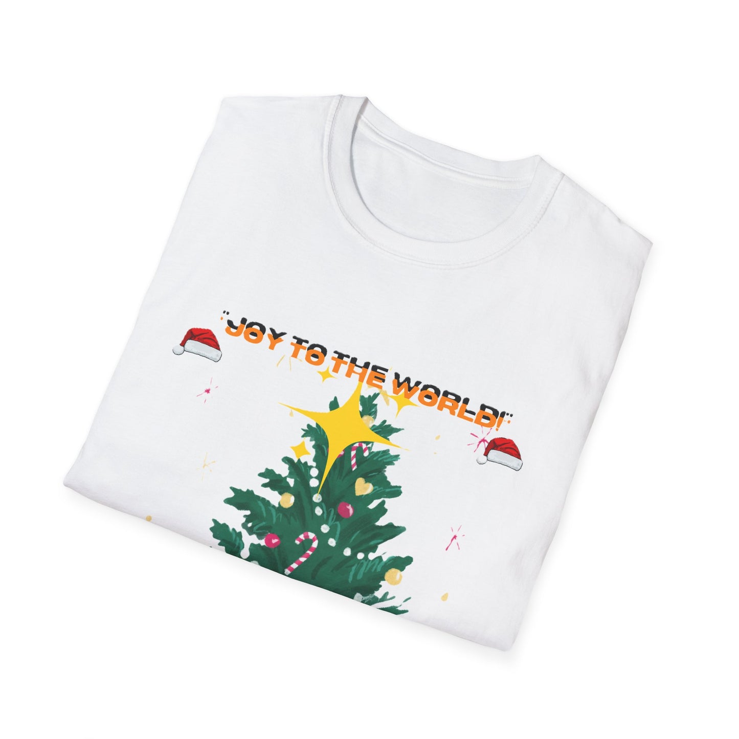 "Festive Christmas Unisex Softstyle T-Shirt | Exclusive Artify Design Holiday Apparel"