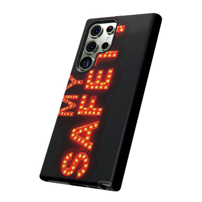 Vibrant Phone Case: 'MY SAFETY' Design for Protection and Style