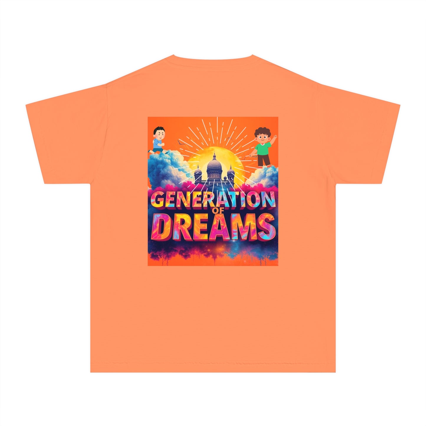 Youth Midweight Tee | Colorful Graphic Design