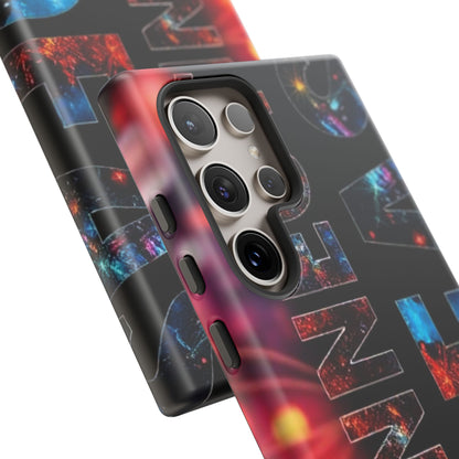 Vibrant Phone Case: 'CONNECT IDEAS' Design for Protection and Style