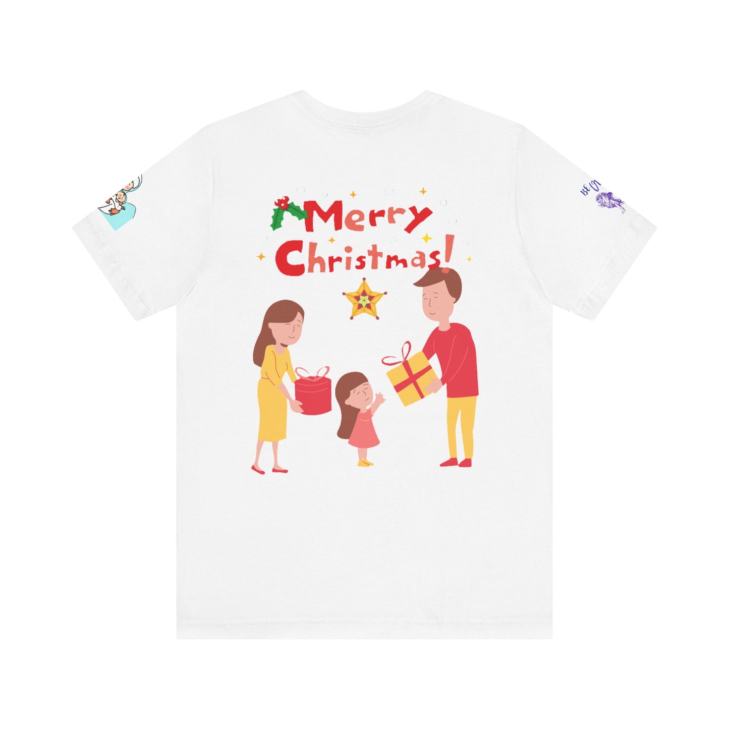 Merry Christmas Unisex Tee | Unique Graphic for Holiday by Artify Wear, OZAN Digital