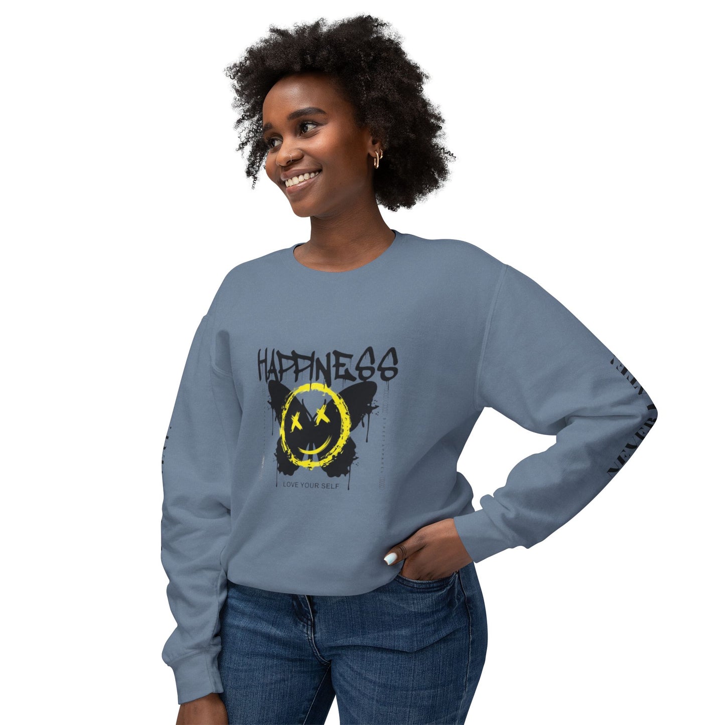 Super Shirt: Unisex Lightweight Crewneck Sweatshirt