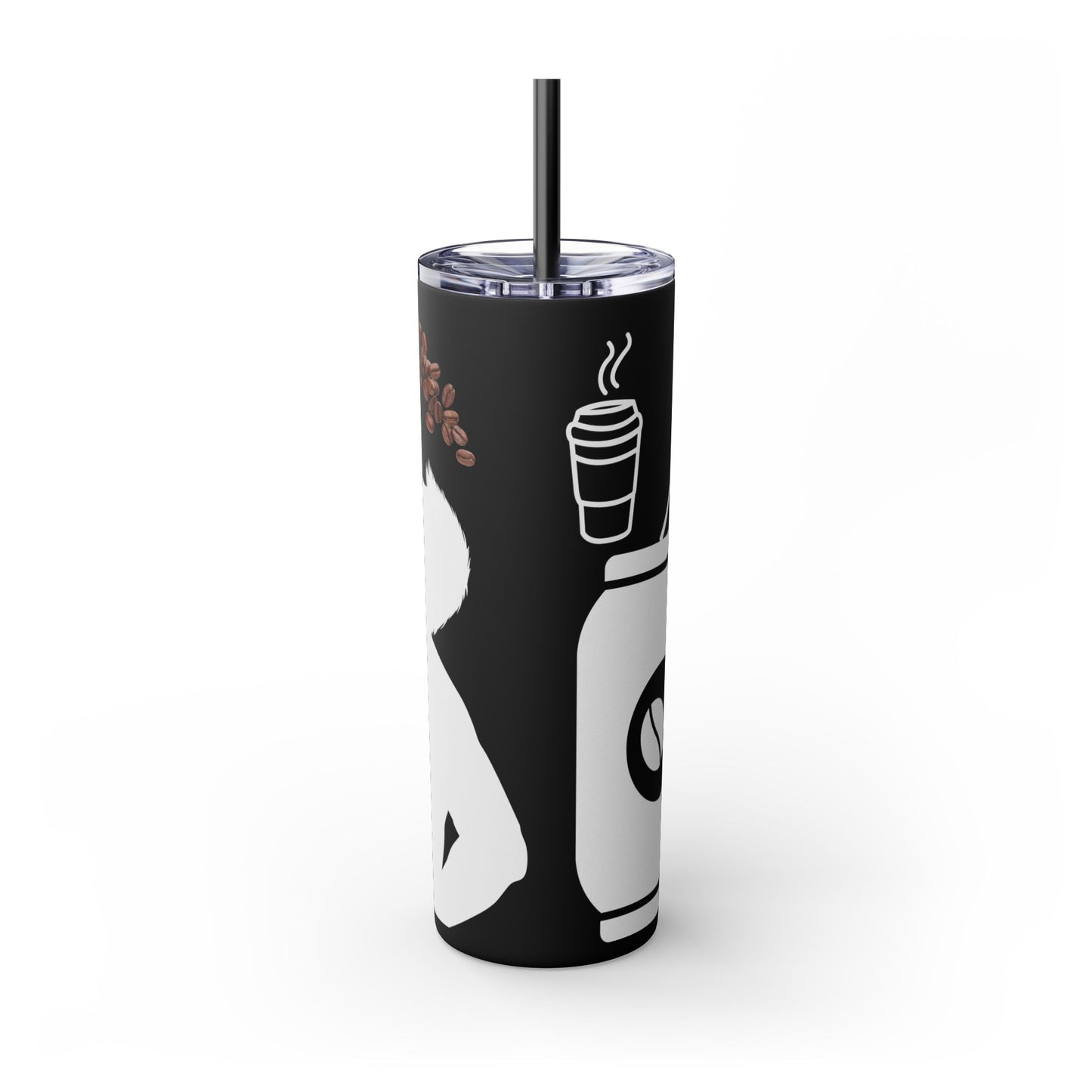 Skinny Tumbler with Straw, 20oz | Aesthetic Graphic Design