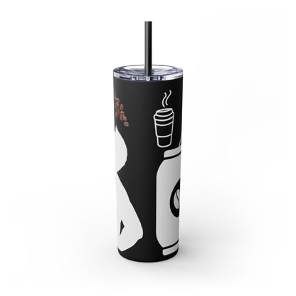 Skinny Tumbler with Straw, 20oz | Aesthetic Graphic Design