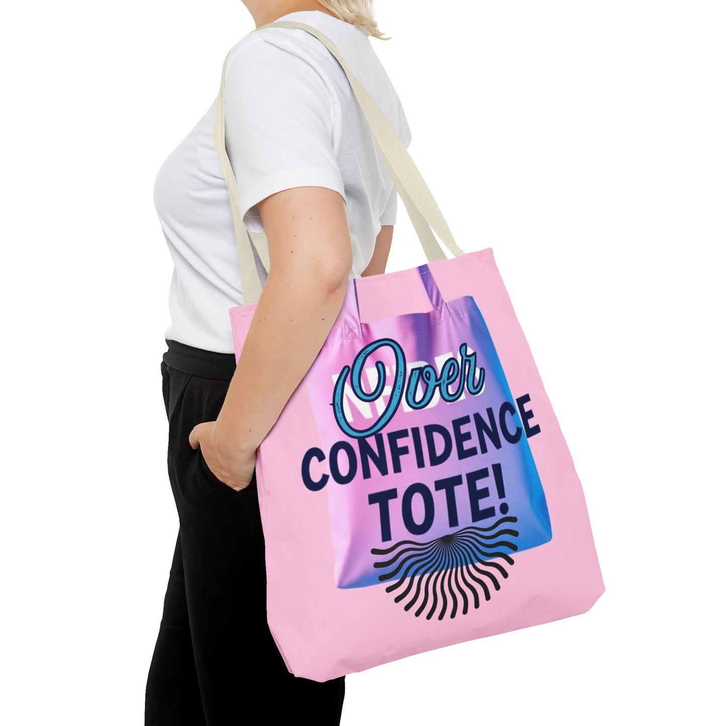 Over Confidence Tote Bag - Stylish & Fun Carryall for Self-Expression