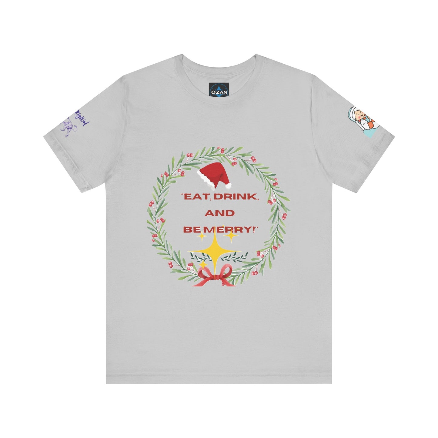 Merry Christmas Unisex Tee | Unique Graphic for Holiday by Artify Wear,  OZAN Digital