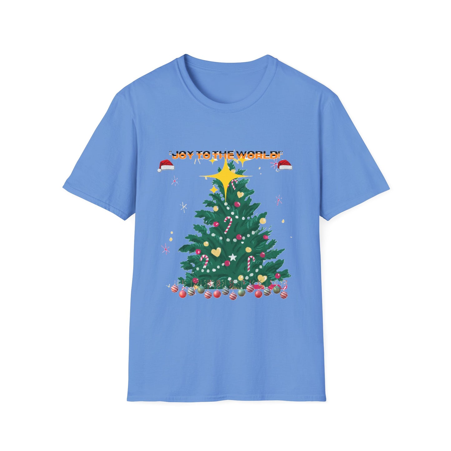 "Festive Christmas Unisex Softstyle T-Shirt | Exclusive Artify Design Holiday Apparel"