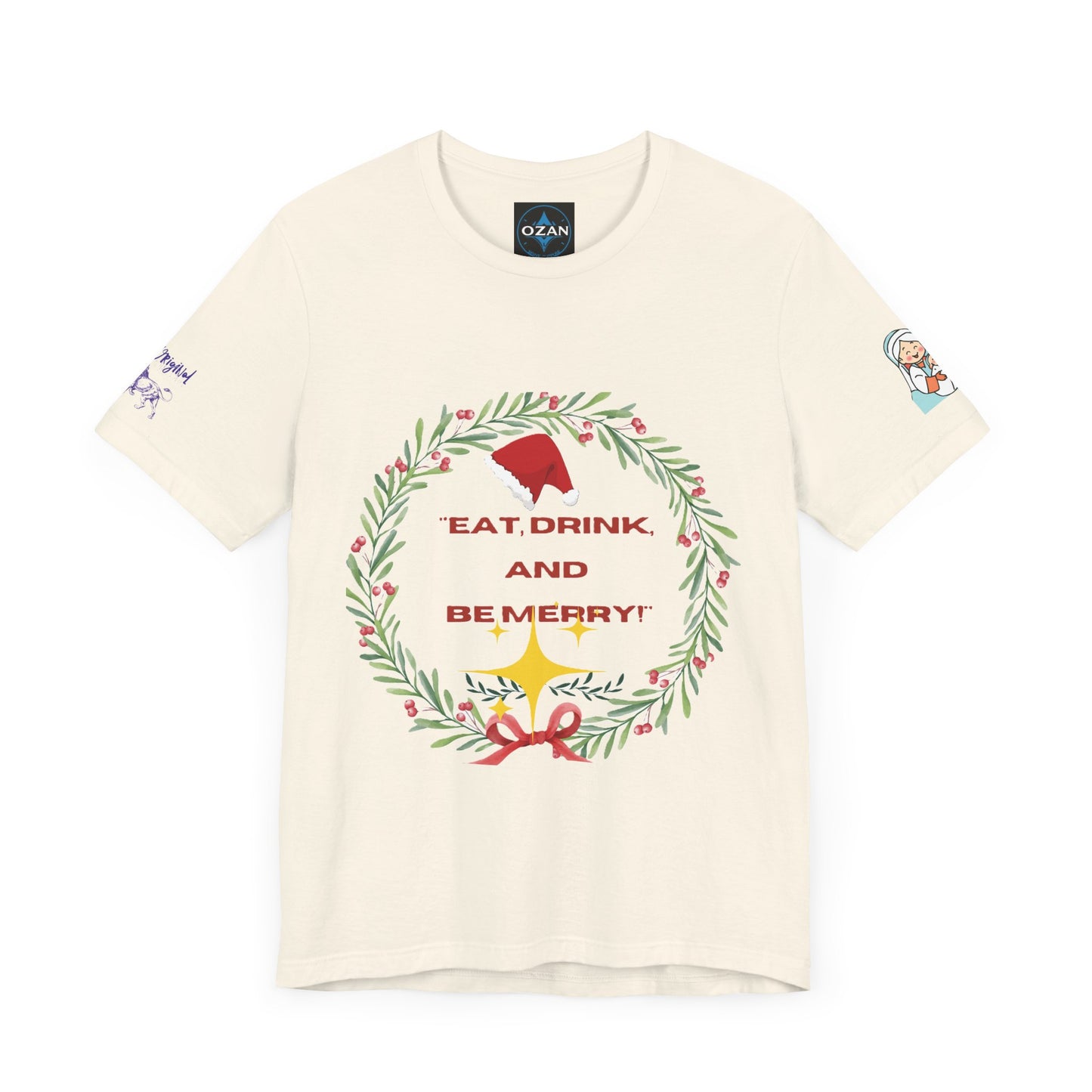 Merry Christmas Unisex Tee | Unique Graphic for Holiday by Artify Wear,  OZAN Digital