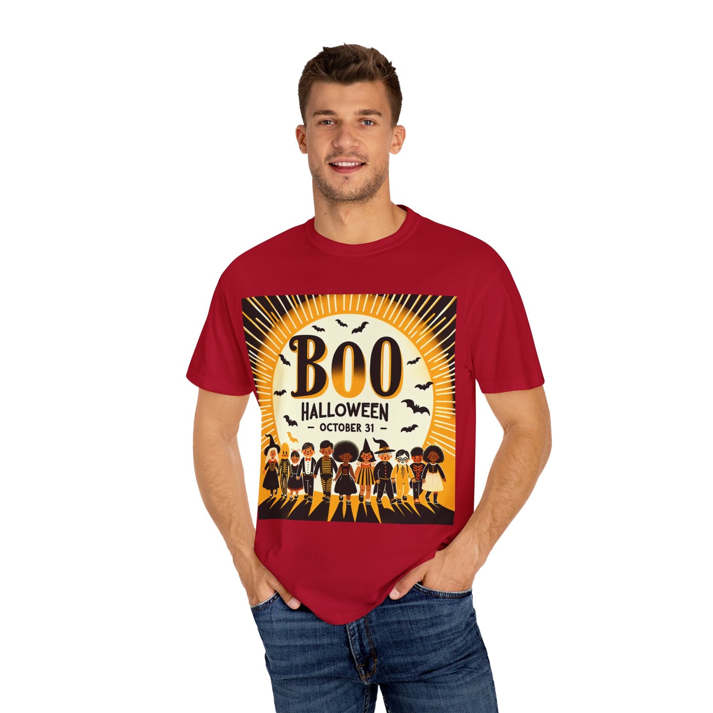 Funny HALLOWEEN T-shirt: Unisex Garment-Dyed T-shirt