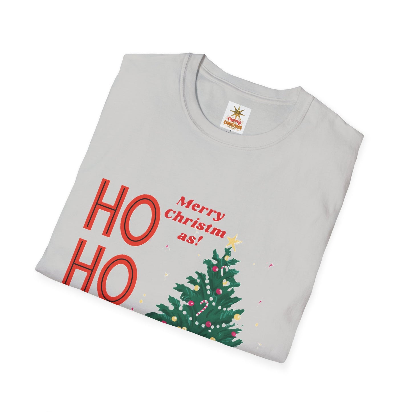 "Festive Christmas Unisex Softstyle T-Shirt | Exclusive Artify Design Holiday Apparel"