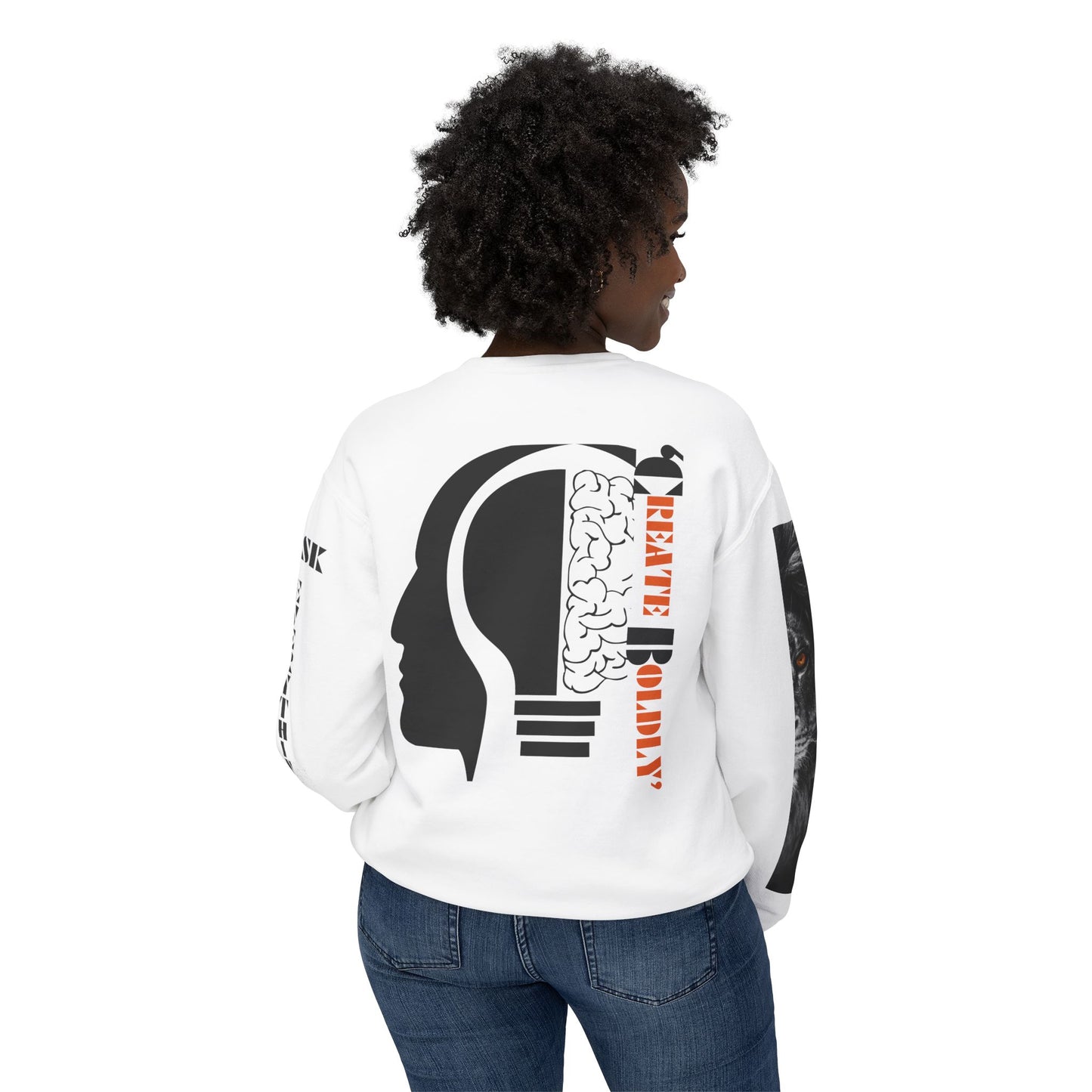 Unisex Lightweight Crewneck Sweatshirt | Graphic Design Comfortable for Everyone