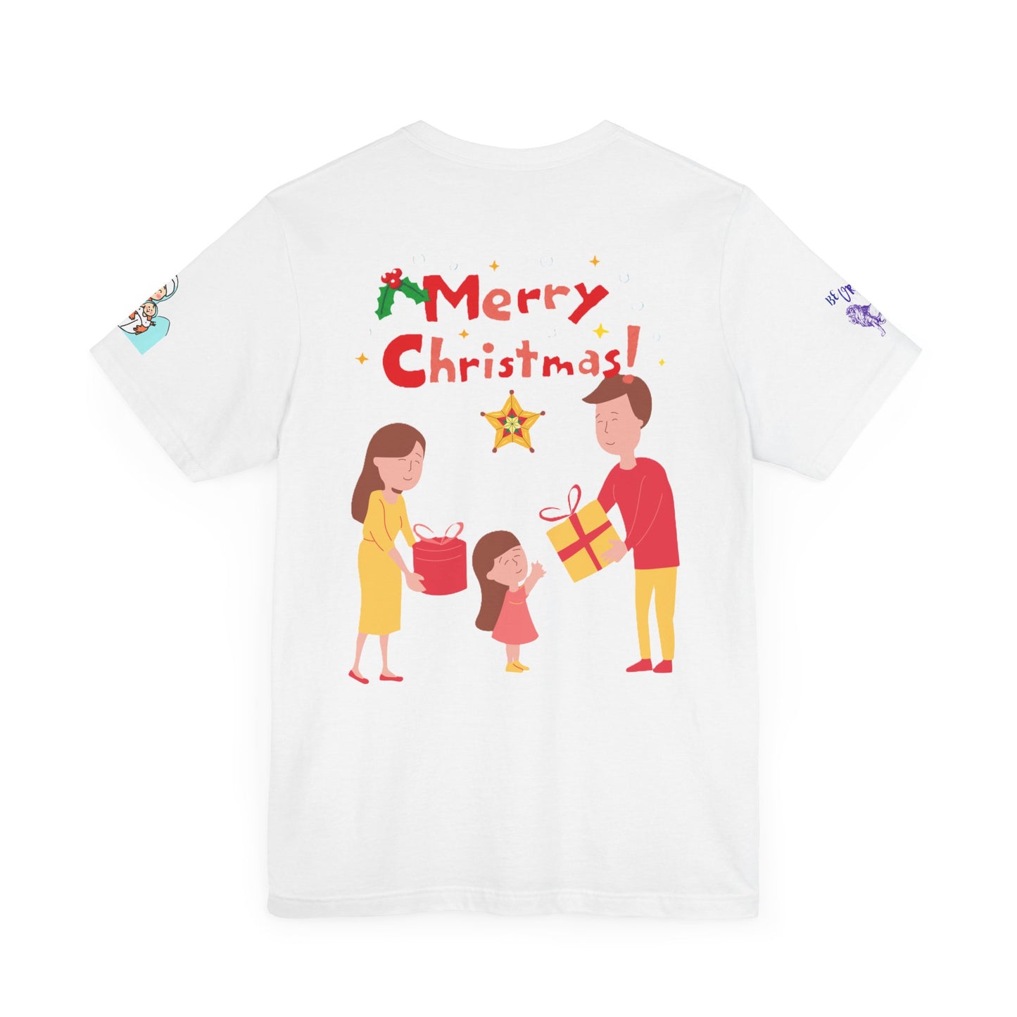 Merry Christmas Unisex Tee | Unique Graphic for Holiday by Artify Wear, OZAN Digital