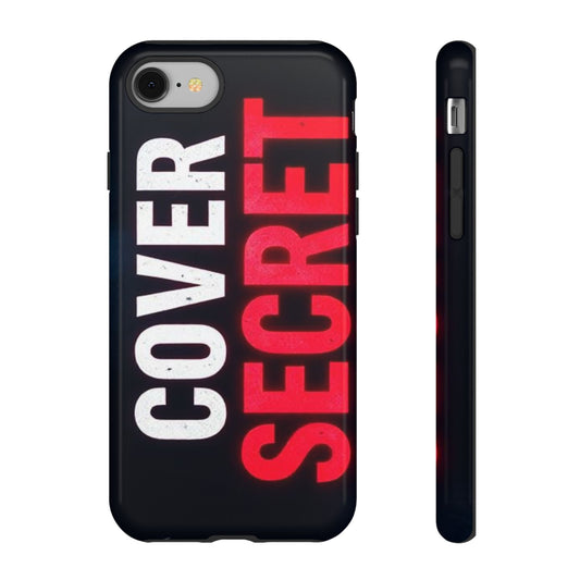 Vibrant Phone Case: 'COVER SECRET' Design for Protection and Style