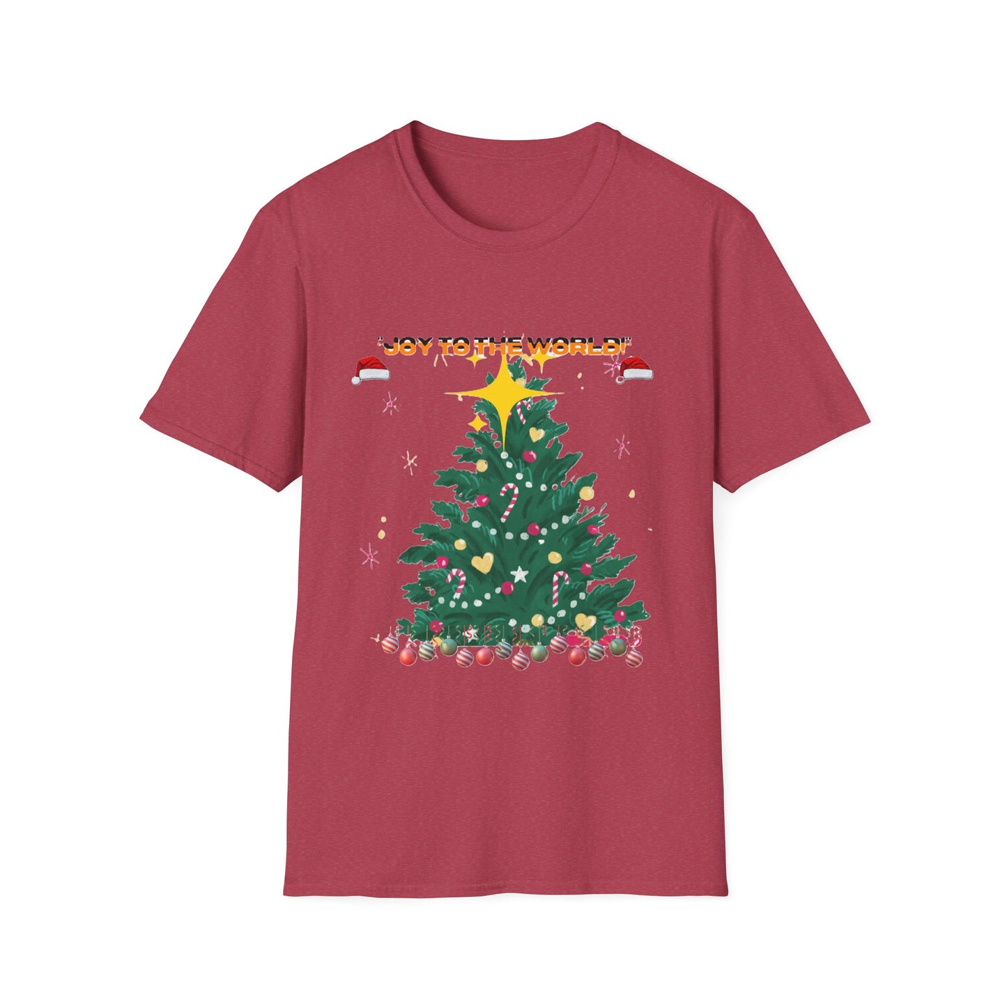 "Festive Christmas Unisex Softstyle T-Shirt | Exclusive Artify Design Holiday Apparel"