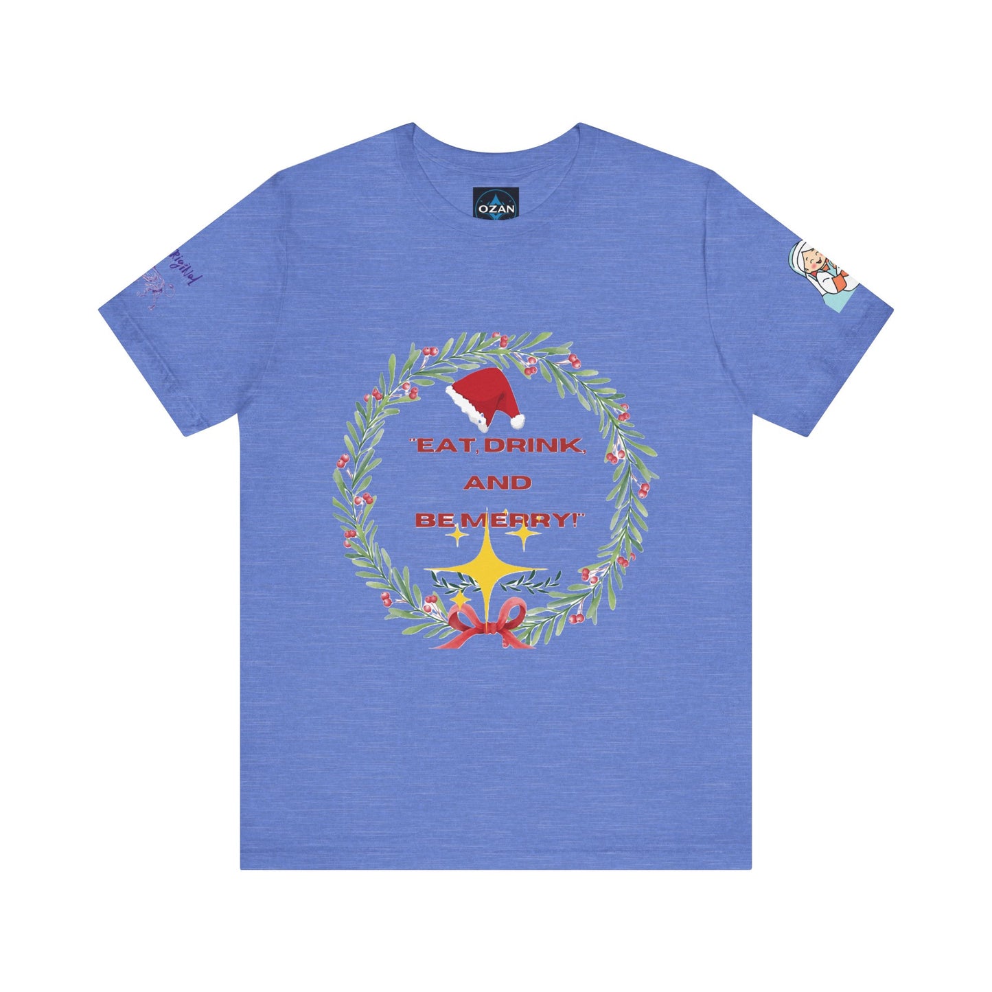 Merry Christmas Unisex Tee | Unique Graphic for Holiday by Artify Wear,  OZAN Digital