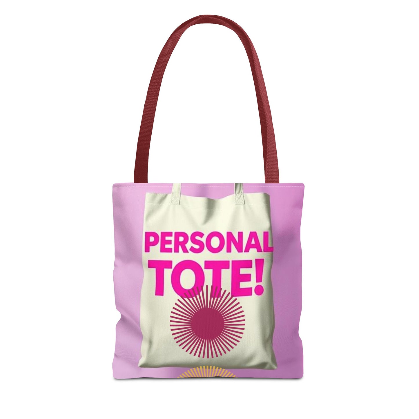 Personal Tote Bag - Vibrant & Fun Large Carry-All for Everyday Use