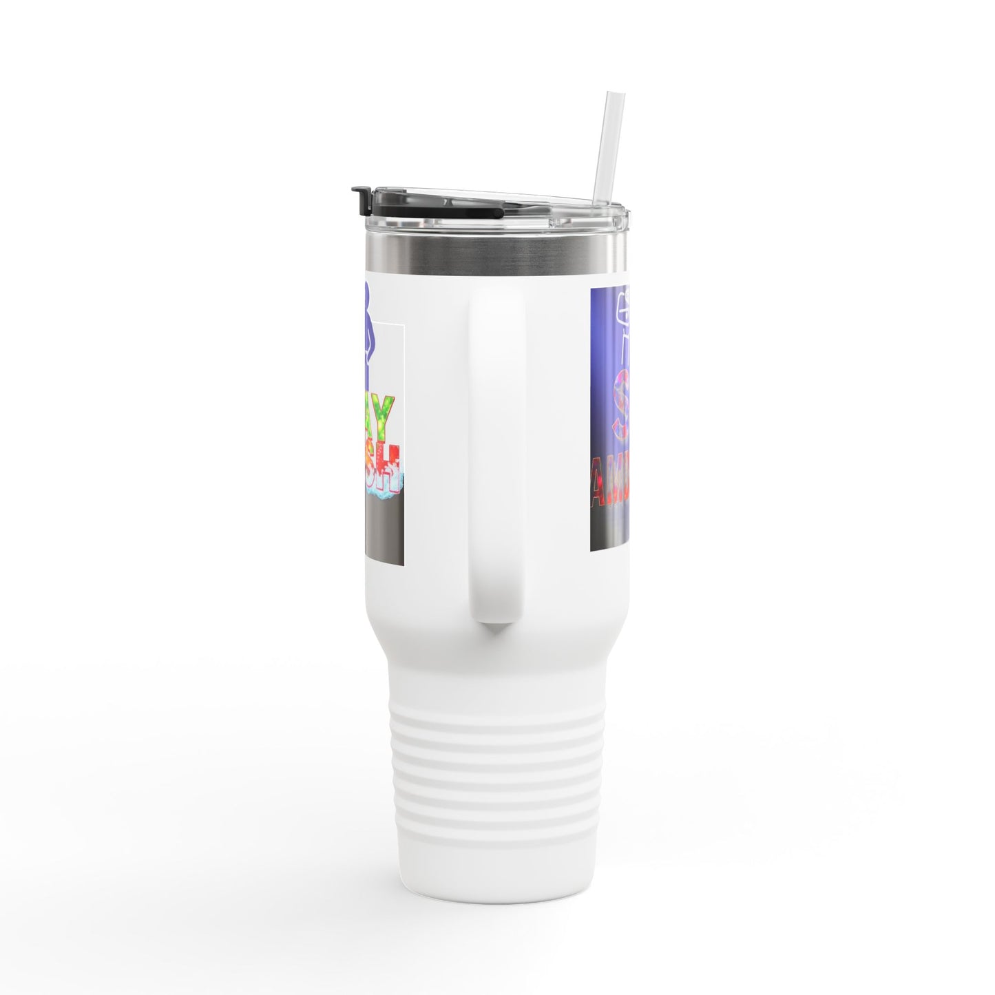 Insulated Travel Mug - Stay Fresh Design, 40oz Perfect for On-the-Go Hydration