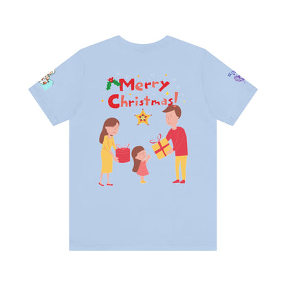 Merry Christmas Unisex Tee | Unique Graphic for Holiday by Artify Wear, OZAN Digital