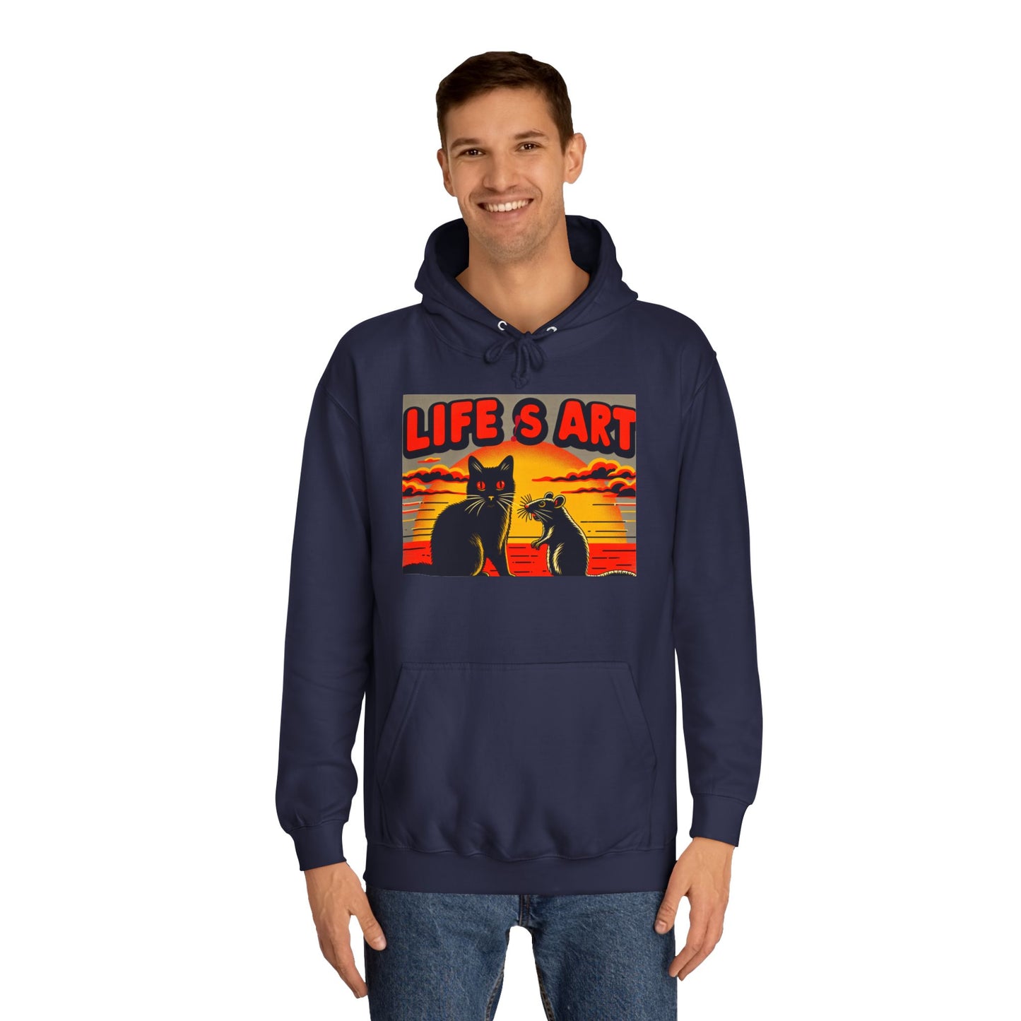 Stylish College Hoodie | Customizable Comfort for Everyone