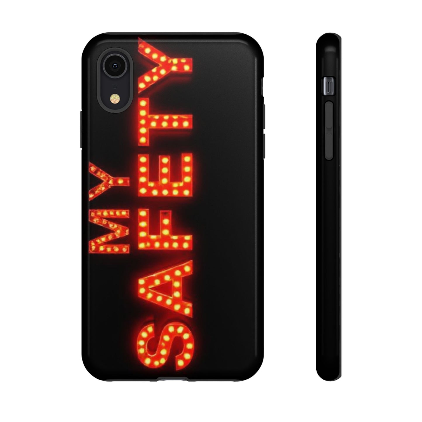 Vibrant Phone Case: 'MY SAFETY' Design for Protection and Style