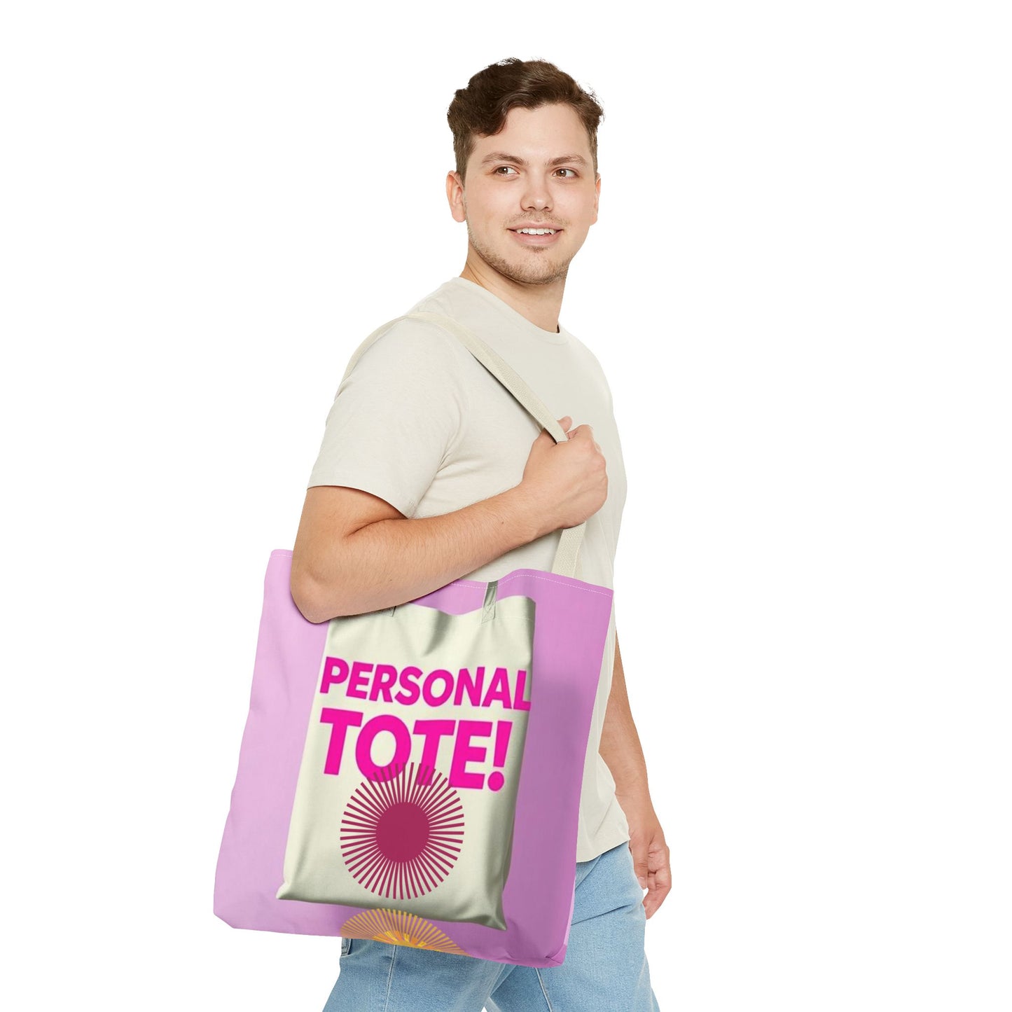 Personal Tote Bag - Vibrant & Fun Large Carry-All for Everyday Use