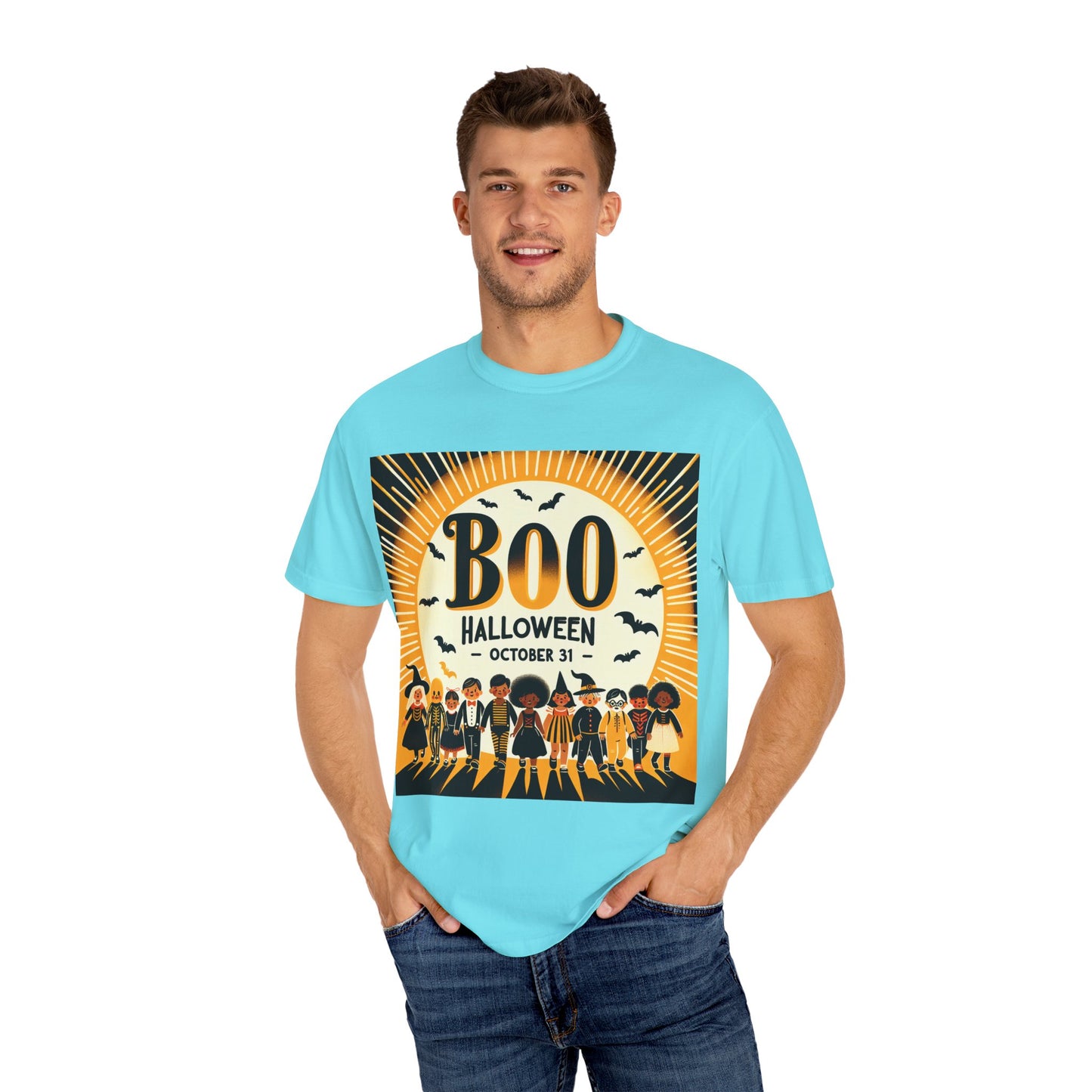 Funny HALLOWEEN T-shirt: Unisex Garment-Dyed T-shirt