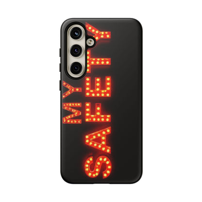 Vibrant Phone Case: 'MY SAFETY' Design for Protection and Style