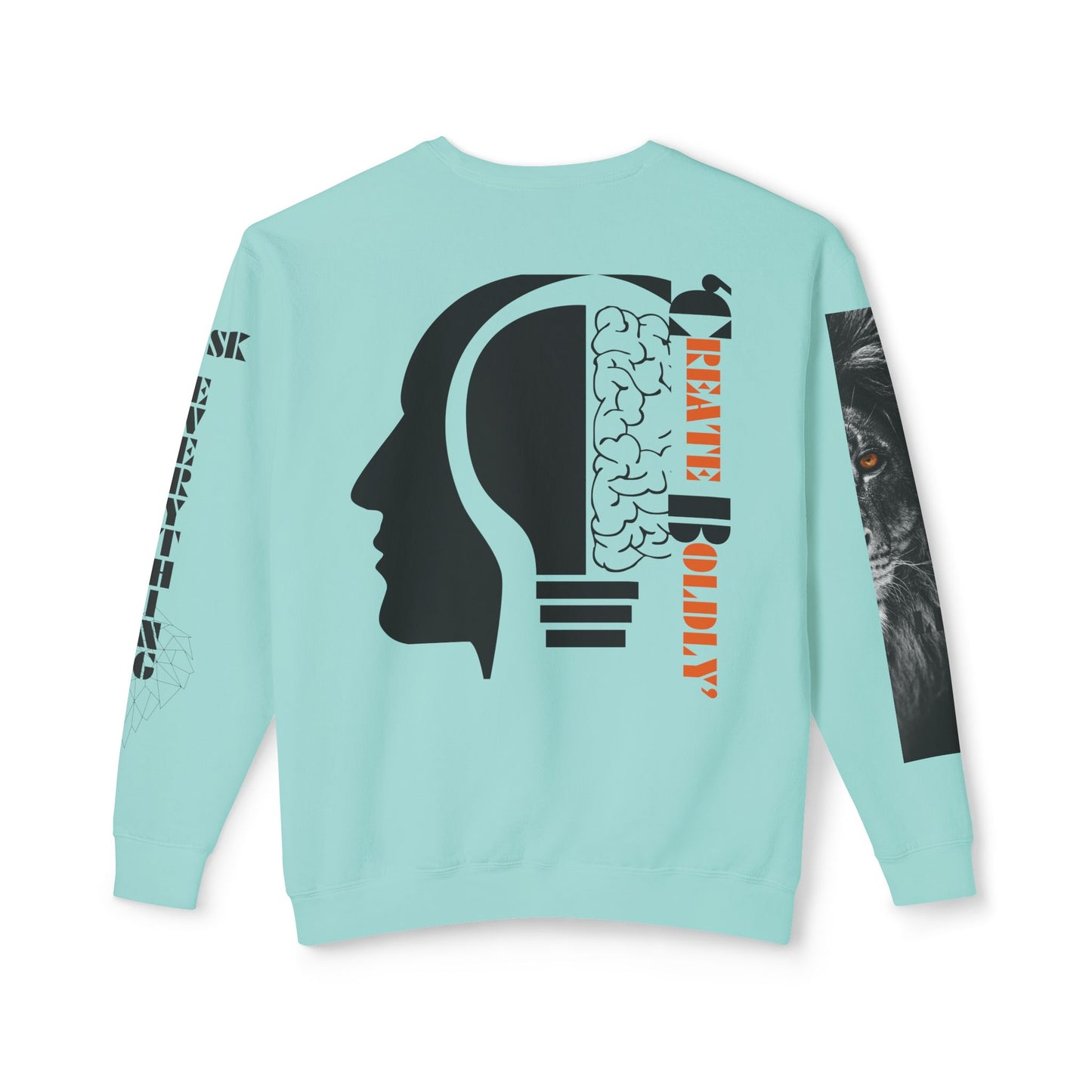 Unisex Lightweight Crewneck Sweatshirt | Graphic Design Comfortable for Everyone