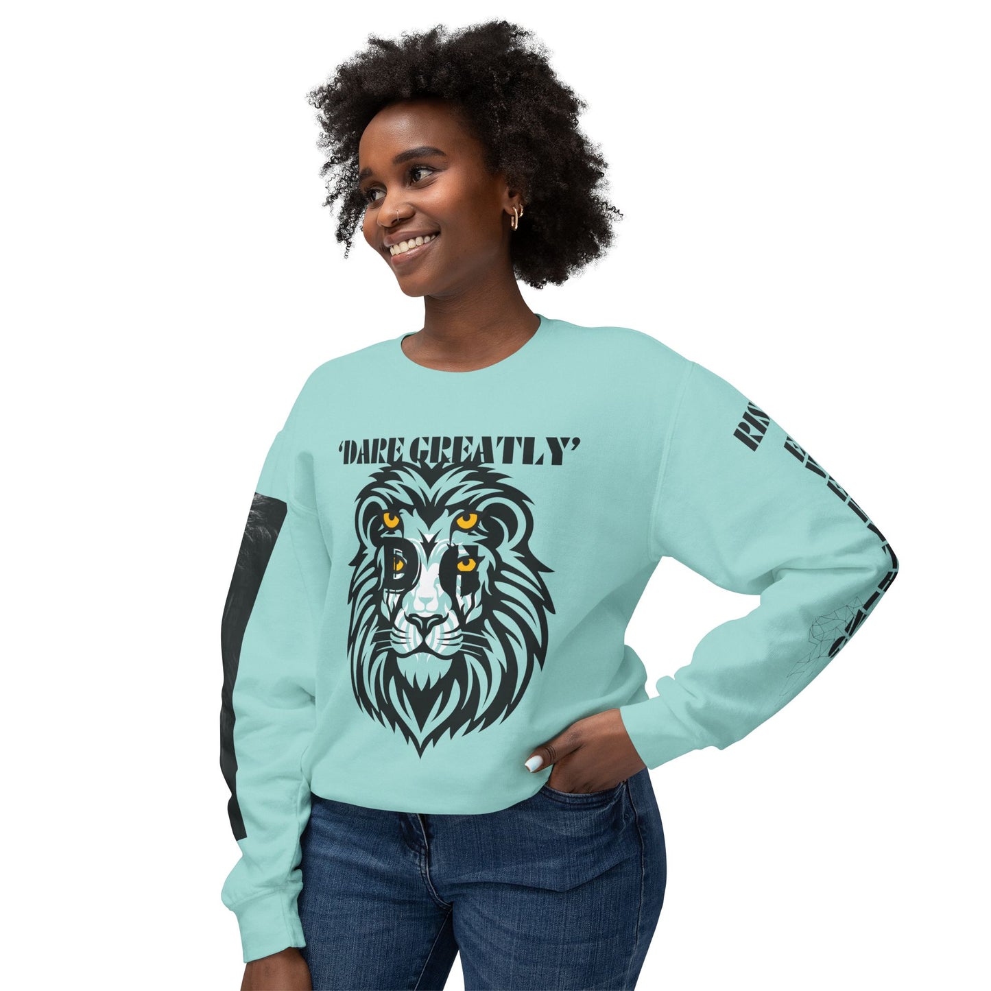 Unisex Lightweight Crewneck Sweatshirt | Graphic Design Comfortable for Everyone